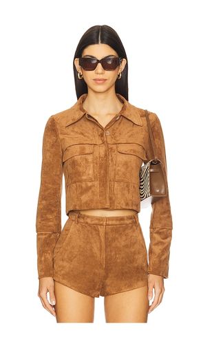 X REVOLVE Lucas Suede Jacket in . - size L (also in M, S, XL, XS) - Amanda Uprichard - Modalova