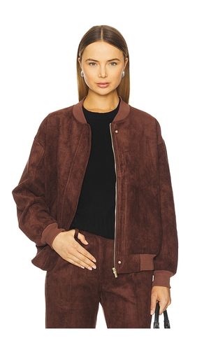 X REVOLVE Vero Suede Bomber Jacket in . Size L. Also in S, XS - Amanda Uprichard - Modalova