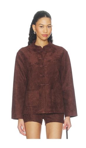 X REVOLVE Brooklyn Jacket in Brown. - size L (also in M, S, XL, XS) - Amanda Uprichard - Modalova