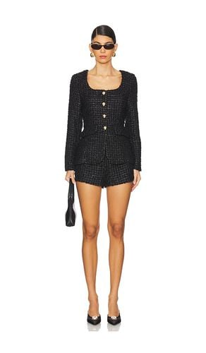 Long sleeve kya romper en color talla L en - Black. Talla L (también en M, S, XL, XS) - Amanda Uprichard - Modalova