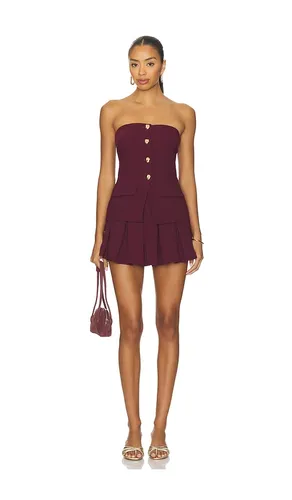 X REVOLVE Kourt Skort Romper in . - size L (also in M, S, XL) - Amanda Uprichard - Modalova