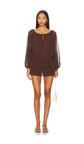 Dallas Skort Romper in Brown. - size L (also in M, S, XL, XS) - Amanda Uprichard - Modalova