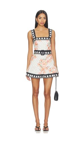 X REVOLVE Lena Skort Romper in Pink,White. - size S (also in XS) - Amanda Uprichard - Modalova