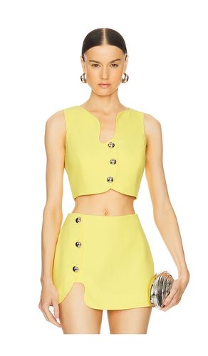 Puzzle Vest in Yellow. - size L (also in M, S, XL) - Amanda Uprichard - Modalova