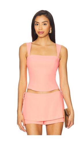 Ceronne Top in Coral. - size L (also in M, S, XL, XS) - Amanda Uprichard - Modalova