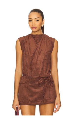 X REVOLVE Freya Suede Top in . Size L. Also in M, S, XS - Amanda Uprichard - Modalova