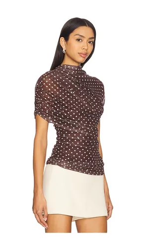 X REVOLVE Evianna Top in Brown. - size S (also in XS, M) - Amanda Uprichard - Modalova