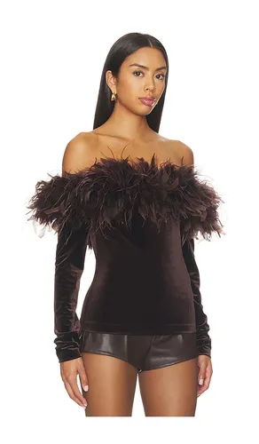Ella Top in Brown. - size S (also in XS, M, L) - Amanda Uprichard - Modalova