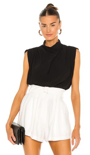 Sleeveless fabienne top en color talla L en - Black. Talla L (también en M, S, XL, XS) - Amanda Uprichard - Modalova