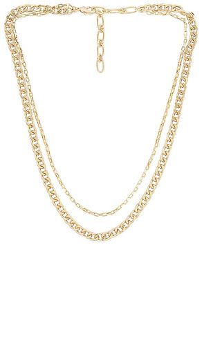 Collar layered chain en color oro metálico talla all en - Metallic Gold. Talla all - Amber Sceats - Modalova