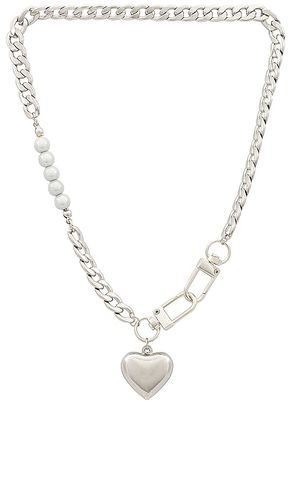 Heart Mixed Chain Necklace in - Amber Sceats - Modalova