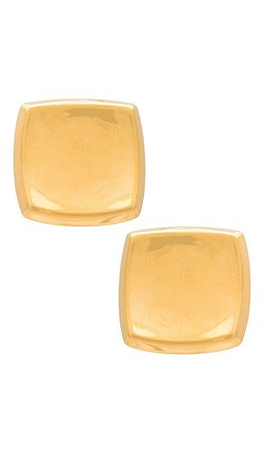 Square earrings in color metallic size all in - Metallic . Size all - Amber Sceats - Modalova