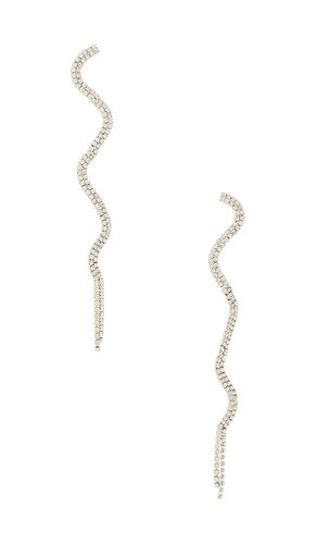 Ariel earrings in color metallic silver size all in - Metallic Silver. Size all - Amber Sceats - Modalova