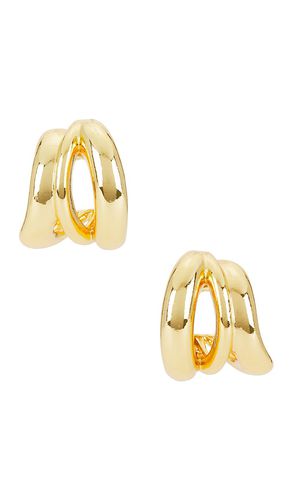 Pendientes en color oro metálico talla all en - Metallic Gold. Talla all - Amber Sceats - Modalova