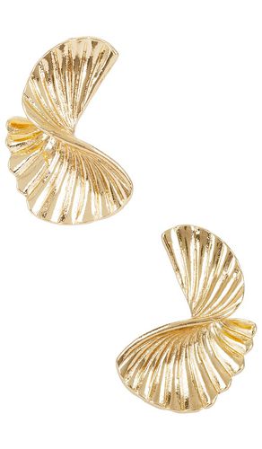 Pendientes en color oro metálico talla all en - Metallic Gold. Talla all - Amber Sceats - Modalova