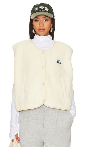 Hoktown Sherpa Vest in Ivory. - size M/L (also in XS/S) - American Vintage - Modalova