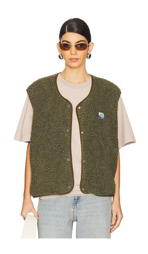 Hok Town Sherpa Vest in Green. - size M/L (also in XS/S) - American Vintage - Modalova