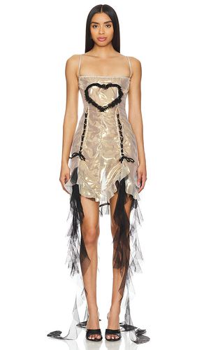 Mirrored Heart Dress in Metallic . - size M (also in S, XS) - AMOR MIA - Modalova