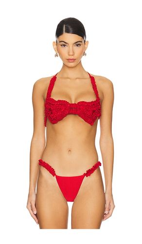 Ruffled Heart Bikini Top in . - size M (also in S, XS) - AMOR MIA - Modalova