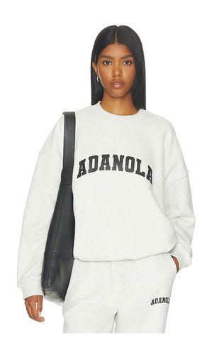 Sudadera oversize estilo universitario en color gris talla M (también en S) - Adanola - Modalova