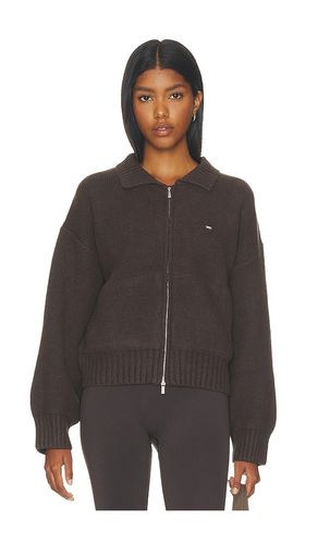 Collared Bomber Jacket in Brown. - size S (also in XL, XS) - Adanola - Modalova