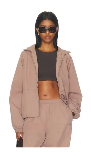 Raglan Storm Flap Track Jacket in Brown. - size M (also in S, XS) - Adanola - Modalova