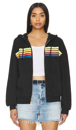 Stripe zip hoodie in color size L in & - . Size L (also in M, S, XL, XS) - Aviator Nation - Modalova