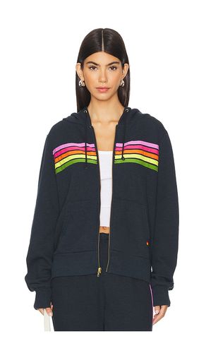 Stripe Zip Up Hoodie in . - size L (also in M, S, XL, XS) - Aviator Nation - Modalova