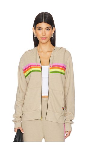 Stripe Zip Hoodie in . Taglia M, S, XL - Aviator Nation - Modalova