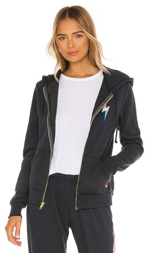 Bolt Zip Hoodie in Charcoal. - size L (also in M) - Aviator Nation - Modalova