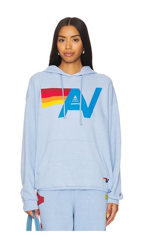 Logo Stitch Pullover Hoodie in Baby Blue. - size M (also in L, S, XL) - Aviator Nation - Modalova