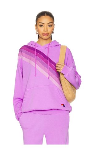 Cross Stripe Relaxed Pullover Hoodie in . - size M (also in S, XS) - Aviator Nation - Modalova