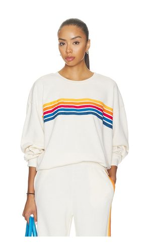 Stripe Crew Relaxed Sweatshirt in . Size L. Also in M, S, XS - Aviator Nation - Modalova