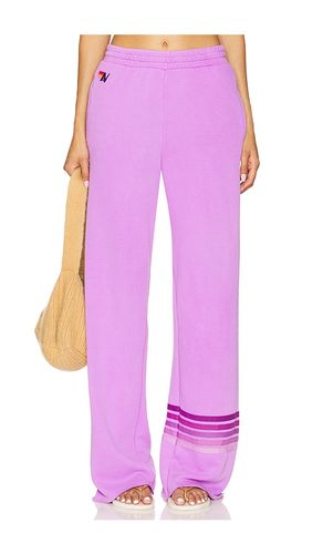 Rugby Stitch Wide Leg Pocket Sweatpant in . - size L (also in M, S, XS) - Aviator Nation - Modalova