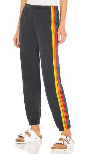 Stripe Sweatpant in Black. - size S (also in XL, XS) - Aviator Nation - Modalova