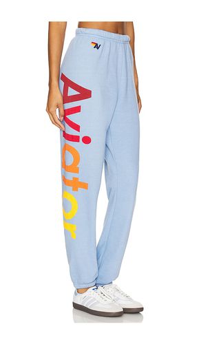 Logo 2 Sweatpant in Baby Blue. - size M (also in L, S, XL, XS) - Aviator Nation - Modalova