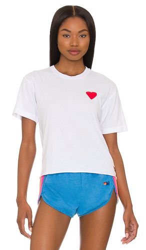 Heart Embroidery Tee in . - size L (also in M, S, XL) - Aviator Nation - Modalova