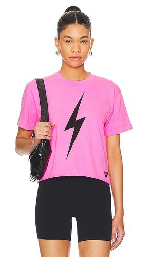 Bolt Boyfriend Tee in Pink. - size S (also in XS) - Aviator Nation - Modalova