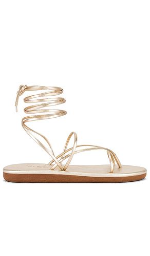 Chanclas string en color neutral metálico talla 36 en - Metallic Neutral. Talla 36 (también en 39 - Ancient Greek Sandals - Modalova