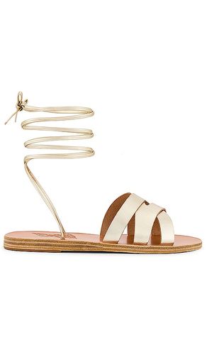 Pisida Sandal in Metallic Gold. - size 37 (also in 40, 42) - Ancient Greek Sandals - Modalova