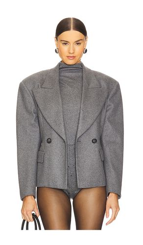 Tillie Single Breast Shaped Blazer in Grey. - size 38/XS (also in 40/S, 42/M, 44/L) - The Andamane - Modalova