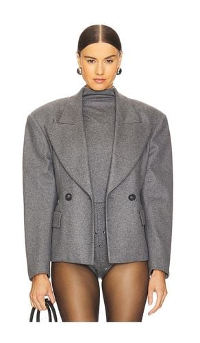 Tillie Single Breast Shaped Blazer in Grey. - size 38/XS (also in 40/S) - The Andamane - Modalova