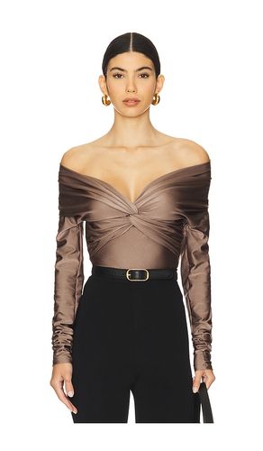 Kendall Bodysuit in Brown. - size S (also in XS) - The Andamane - Modalova