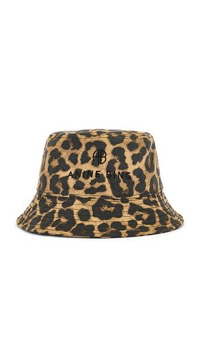 Nicks Bucket Hat in Brown - ANINE BING - Modalova