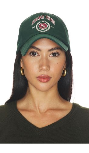 Jeremy Baseball Cap Collegiate in Dark Green - ANINE BING - Modalova