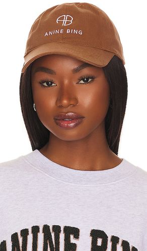 Jeremy Baseball Cap in Brown - ANINE BING - Modalova