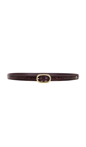 Mini Mara Belt in Burgundy. - size M/L (also in XS/S) - ANINE BING - Modalova