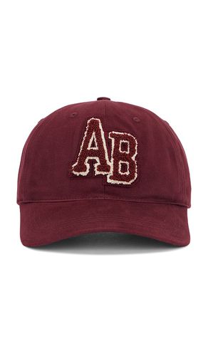 Jeremy Baseball Cap Letterman in Burgundy - ANINE BING - Modalova