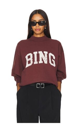 Sudadera bradie bing en color burgundy talla L en - Burgundy. Talla L (también en XS) - ANINE BING - Modalova