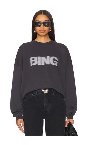 Miles Blur Sweatshirt in Black. - size L (also in M, S, XS) - ANINE BING - Modalova